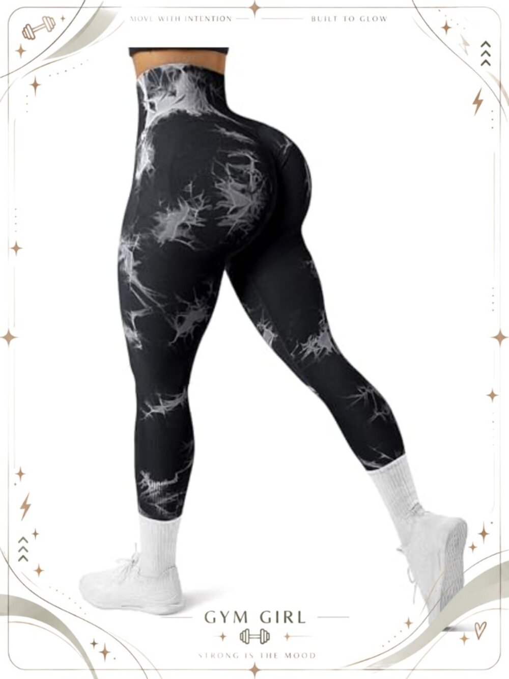 High Waist Seamless Scrunch Leggings Tummy Control Butt Lift Yoga Pants